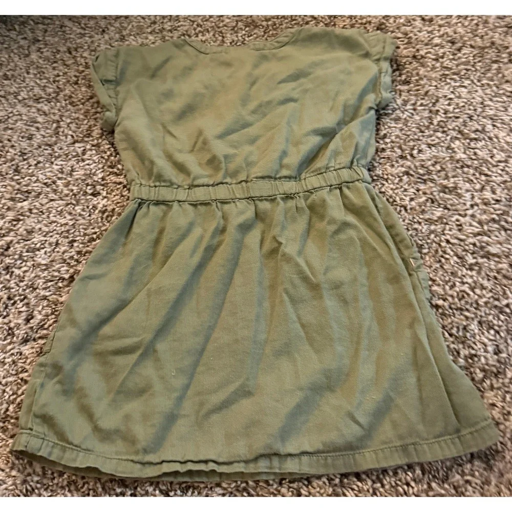 Carter's Army Green One Piece Toddler Girl Summer Romper 3t